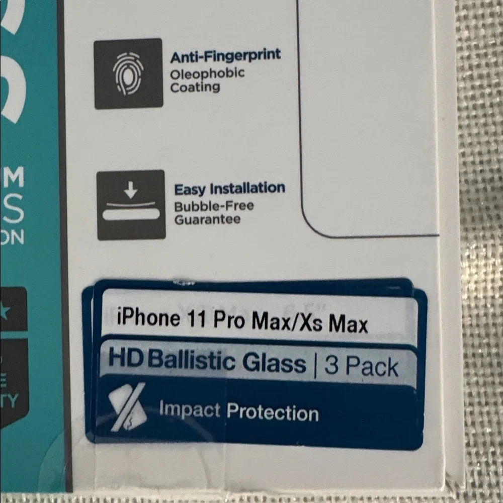iPhone 11 Pro Max 3 Pack HD Ballistic Glass